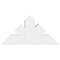 Ekena Millwork Richland Architectural Grade PVC Gable Bracket, 36"W x 18"H x 6"D x 6"F, 12/12 Pitch GBP036X18X0606RIC00 - alternate 5